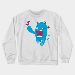 Cartoon Monster Crewneck Sweatshirt